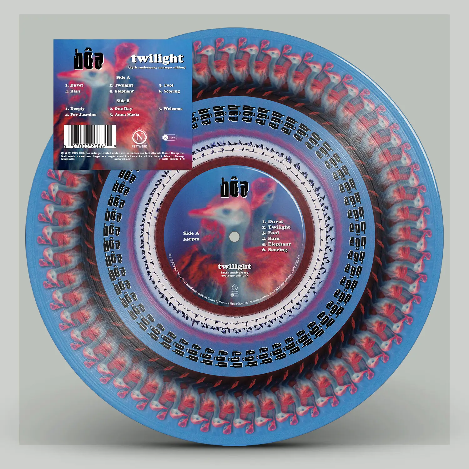 bôa - Twilight (25th Anniversary Zoetrope)  [VINYL RECORD - LP] Picture Disc, Anniversary Ed
