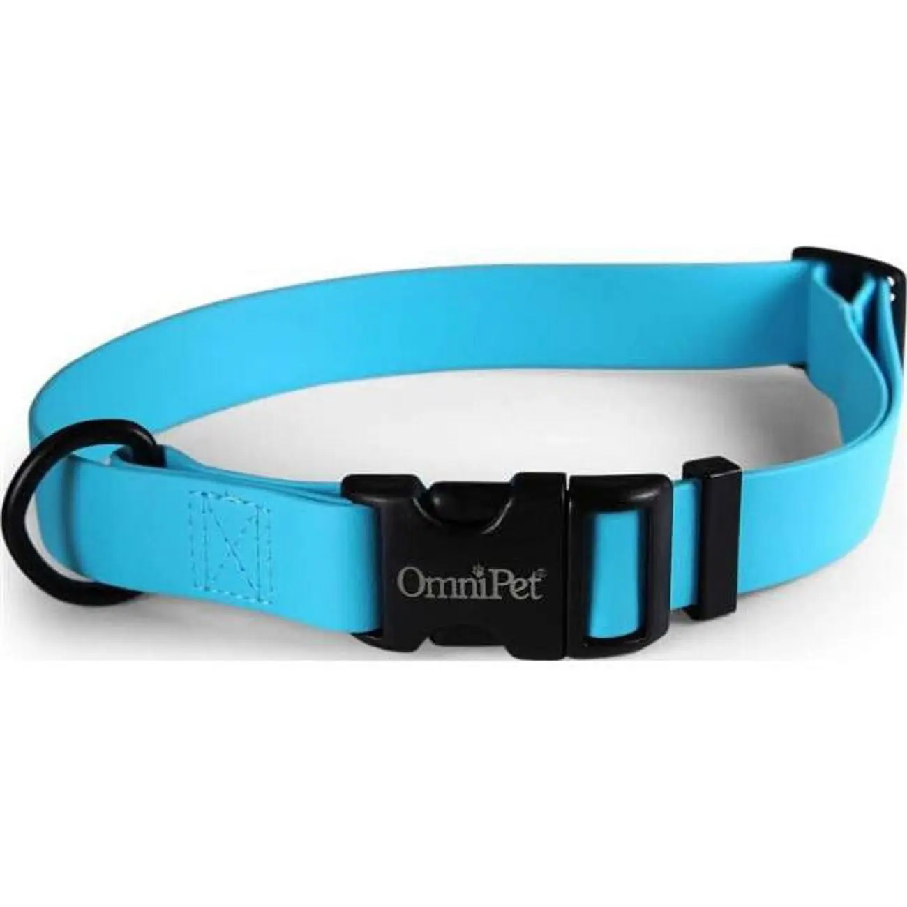 Leather Brothers 19144-LBL 1 x 18 x 26 in. Carnival Biothane Dog Collar, Light Blue