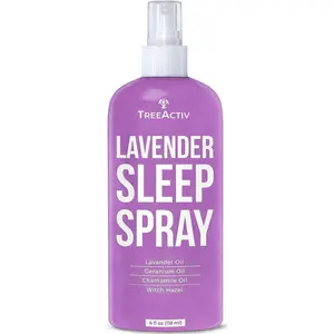 TreeActiv Sleep Spray, Calming Lavender Chamomile, Soothing Witch Hazel & Lavender Pillow Spray Air Freshener for Room, Bed, Fabric, Pillows & Linen Mist for Sleeping & Relaxation, 1000+ Sprays