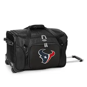 Football Fan Shop Officially Licensed NFL Houston Texans 22" Wheeled Duffel Bag