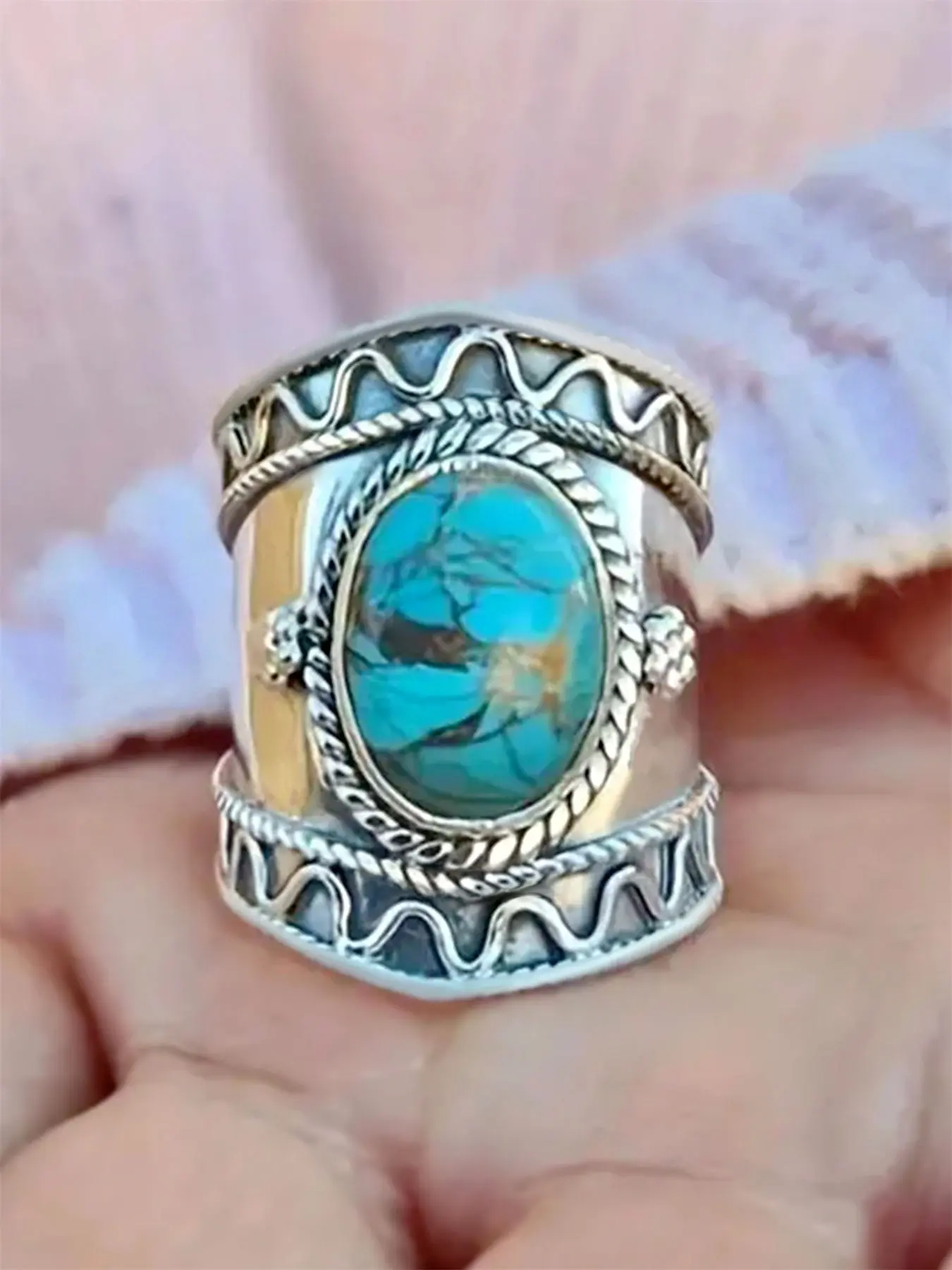 1 PC Gorgeous Ring For Women For Wedding Engagement Anniversary Party Jewelry Valentine's Day Gift Statement Rings