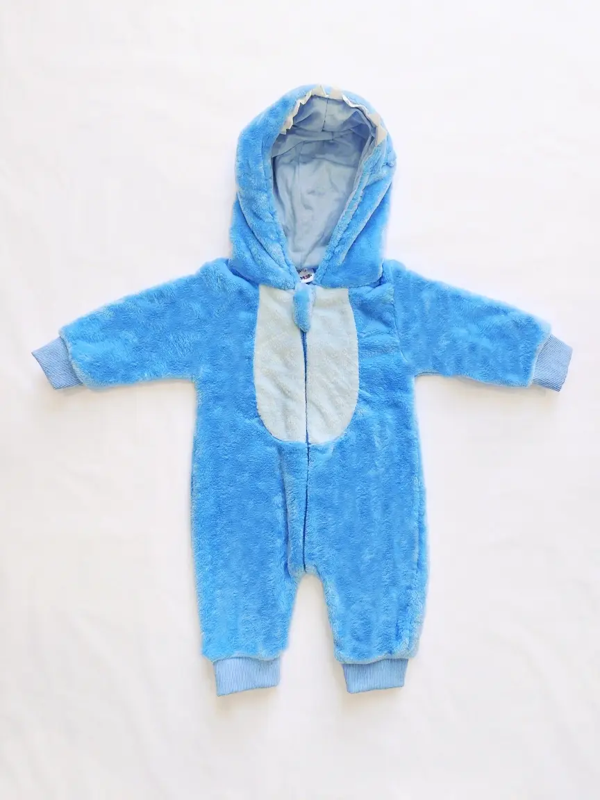 Blue Shark Baby Dolls Clothes Sets for 17-22 Inch Newborn Girl Boy Pajamas Pure Handmade Clothing Outfits Accessories for Lifelike Newborn Toy Dolls (Note: This product link only includes doll clothes, excluding the doll itself)