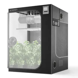 AC Infinity Hydroponic Grow Tent Cloudlab 866 & 894 - 60” x 60” x 80” | 10 Plant Capacity | Viewing Window