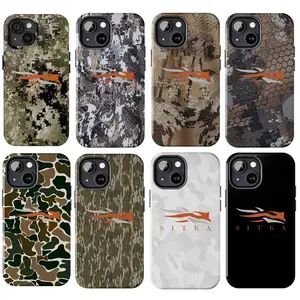 Vintage Sitka Waterfowl Camo Hunting Phone Case Aesthetic For iPhone 11 to 17