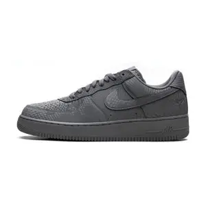 Kobe Bryant x Nike Air Force 1 Low 'Cool Grey' Men's Athletic Casual Basketball Fashion Footwear Walking Everyday Shoe Neutral Grey Sneaker Boy