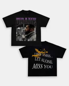 Drake Tee Vintage T-Shirt Double Sided Unisex Cotton Crewneck