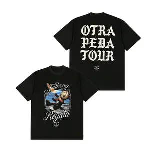 Fuerza Regida Otra Peda Tour T-Shirt – Latin Trap Concert Graphic Tee, Corridos Streetwear Shirt for Men Women