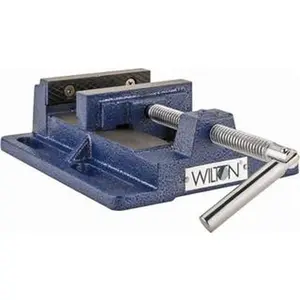 Wilton 4-1/2" Jaw Opening Capacity x 1-1/2" Throat Depth, Horizontal Drill Press Vise 4" Wide x 1-1/2" High Jaw, Stationary Base, Standard Speed, 7" OAL x 2.4" Overall Height, Steel 69997