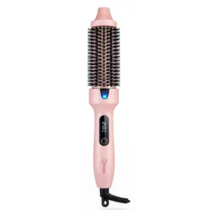 Cotsoco 1.5" Ionic Thermal Brush, Negative Ion Heated Hair Styling Comb Blowout Boost with 6 Temperatures, Gift for Women, Christmas Birthday Gift
