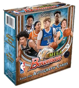 2025-26 Bowman Basketball: Single Pack From Mega Box, Officially Licensed NBA & NCAA Trading Cards