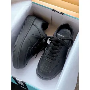 Women's Thick Sole Sneakers, Thick Soled Sneakers, New Fall Breathable Casual Sports Shoes, Student Versatile Board Shoes, PU Leather & Rubber Sole