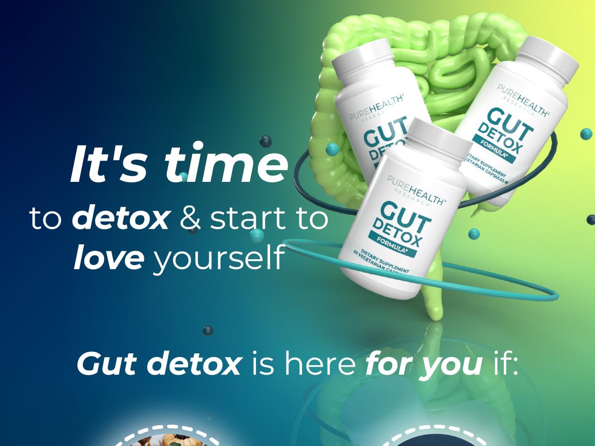 Gut Detox Formula Digestion Supplement by PUREHEALTH RESEARCH - Comprehensive Gut Cleanse with Zeolite Detox & Zeolite Clinoptilolite - Cleanse Harmful Chemicals for Optimal Wellness - 60 Capsules Healthcare Dietary Gut Detox Formula Digestion Supplement by PUREHEALTH RESEARCH - Comprehensive Gut Cleanse with Zeolite Detox & Zeolite Clinoptilolite - Cleanse Harmful Chemicals for Optimal Wellness - 60 Capsules Healthcare Dietary