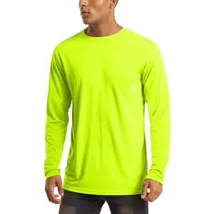 Men's Long Sleeve Shirts UPF 50+ UV Sun Protection Athletic Shirts for Hiking Running Workout Rash Guard