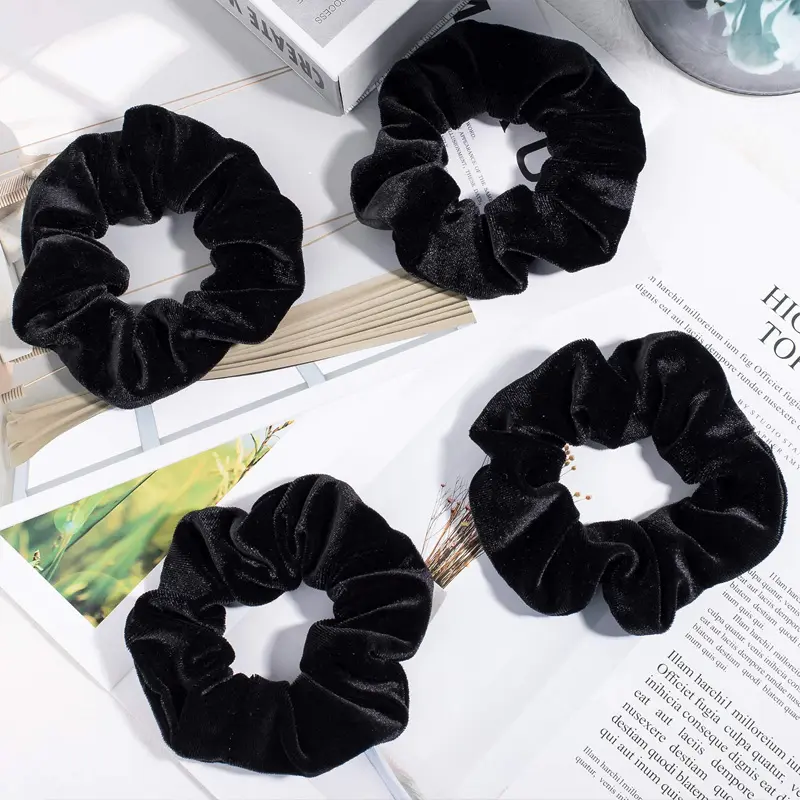 No Crease Soft Scrunchie, High Elastic Non-slip Hair Bands, All Day Comfort No Head Pressure Fluffy Hair Accessories