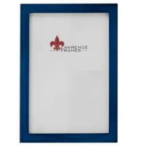 Lawrence Frames 755711 Lawrence Frames 11x14 Blue Wood Picture Frame - Gallery Collection