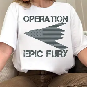 Operation Epic Fury T-Shirt, Red White Blue Shirt, Patriotic Shirt, USA Independence Day Unisex T-Shirt