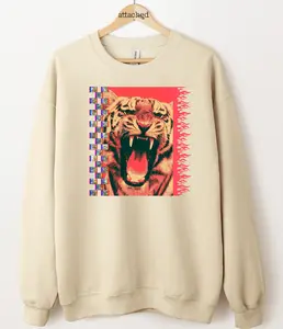 Tiger Flames Graphic Top