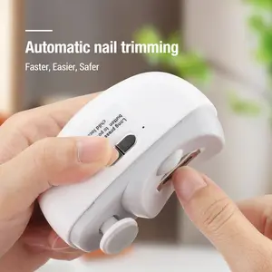 Automatic 3-in-1 Electric Nail Clipper & Polisher - Compact Tool for Nail Trimming, Grinding & Polishing, Lightweight Design, Manicure and pedicure Tool Free Delivery