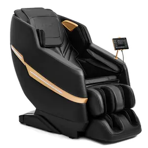 Massage Chair Full Body 2026 Zero Gravity Recliner with 8 Fix Rollers 6 Modes Bluetooth Speakers Waist Heating Foot Roller Full Body Airbags for Relaxation