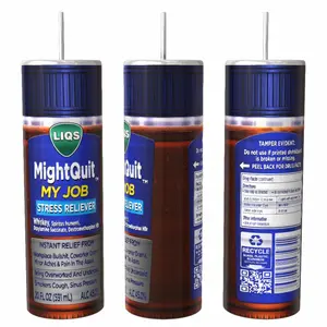 Might Quit My Job 20oz Skinny Tumbler with Lid & Straw Insulated for Hot Coffee & Cold Drinks Portable Drinkware - Vacuum Flasks