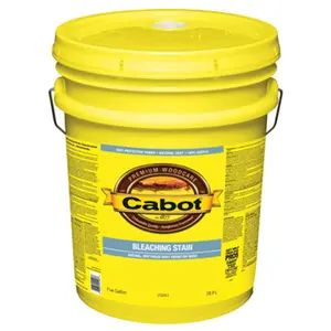Cabot-Valspar 218398 1 gal Bleaching Stain Acrylic - Natural Driftwood Gray