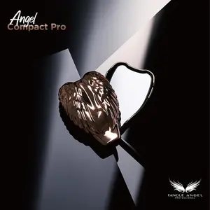 Tangle Angel Detangling Hair Brush-Travel Size with Mirror, Haircare, Heatless Hairbrush