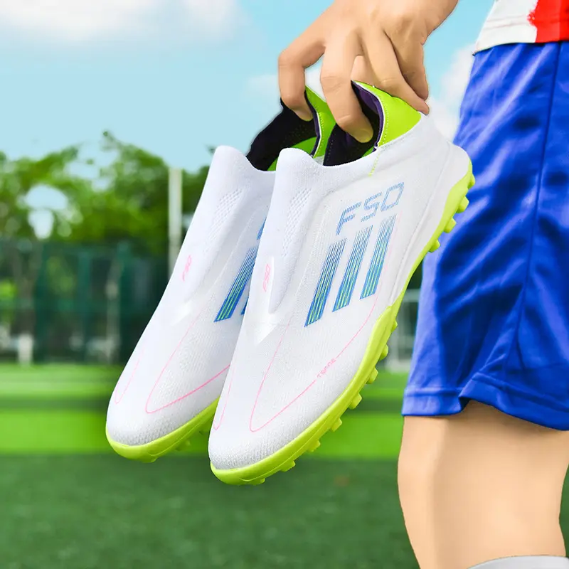 2037 Broken Nail White Green