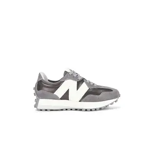 New Balance 327 Sneaker in Black Metallic & Castlerock