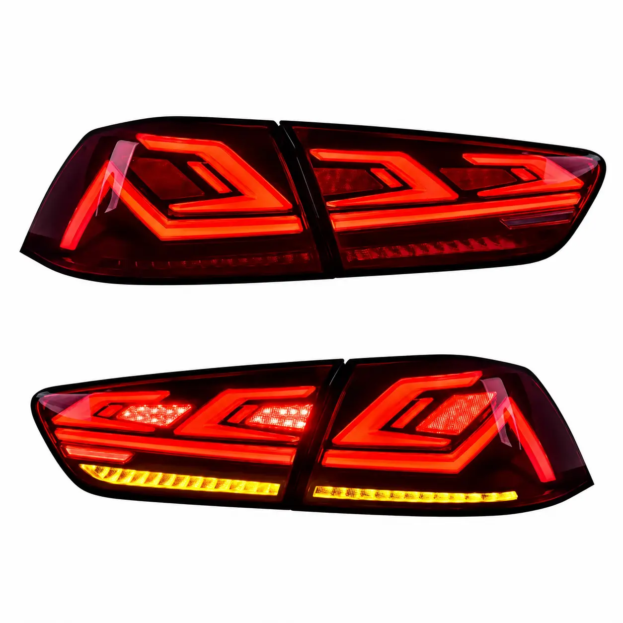 2008-2018 Mitsubishi Lancer / EVO X Sequential LED Tail Lights Assembly