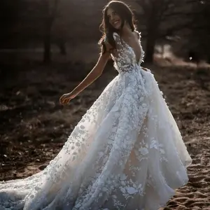 New European and American New Bohemian Style Wedding Dress Dresses for Womenswear Boho