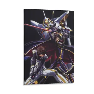 Code Geasse Lelouch of The Rebellion Posters ， Anime Decorative Wall Art Painting Canvas Poster Gifts. (34) Canvas Poster Bedroom Decor Sports Landscape Office Room Decor Gift Frames Ornaments Artistic Decoration Print Photo Frame-.
