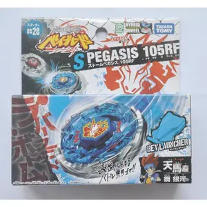 Metal Battle Fusion Top BB28 SPEGASIS 105RF Hybrid Wheel with BEY Launcher