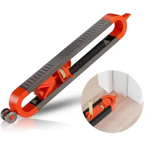 Contour Gauge Scribe Tool, Precise Profile Gauge Tool with Lock for Pencil Woodworking Edge Corner Measuring Profile Duplicator