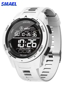 Men's Sportive Digital Watch, Calendrier Digital Watch with Luminous Dial, Waterproof Multifunctional Watch with Digital Display for Men, Water Resistant Watch