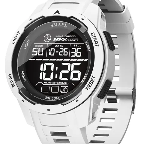 Men's Sportive Digital Watch, Calendrier Digital Watch with Luminous Dial, Waterproof Multifunctional Watch with Digital Display for Men, Water Resistant Watch, Waterproof Quartz Wristwatch, Waterproof Wrist Watch, Digital Wristwatch, Waterproof Watches