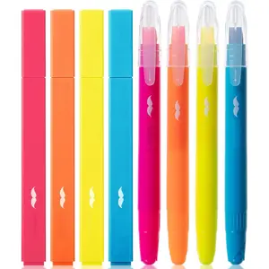 - Aesthetic Highlighters and Gel Highlighters, 8 Pack, Assorted Color  Highlighter No Bleed, No Bleed Highlighter for Bibles,  Dry for  Journaling, Planner, School Supplies