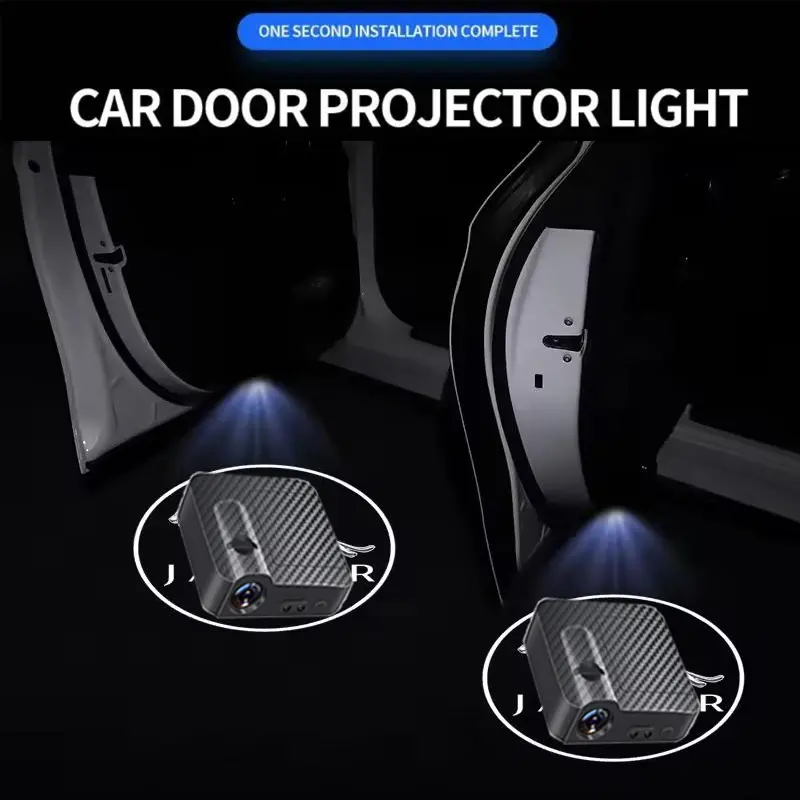 2/4Pcs Car projector Door Welcome LED Lights, Wireless Setup Ground Projection Lamps, 4 Pieces for 4 Doors Automotive Interior Lighting Accessories for Jaguar product card