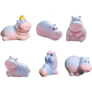 Cute Mini Hippopotamus  Dashboard Decorations Rearview Mirror Accessories & Interior Decor Funny  Dashboard Ornament for  & Outdoor  Decor