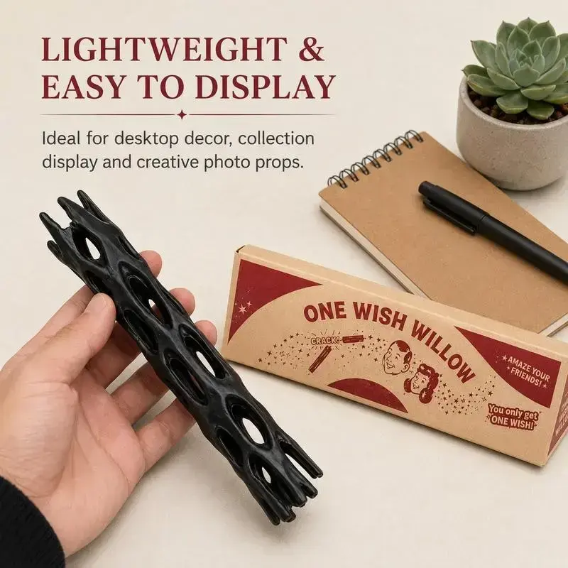 [2 Pack] Wish Willow Halloween Magic Wish Sticks, Novelty Gag Gift, Festive Party Prop for Home & Party Supplies
