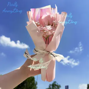 Realistic Rose Hand Bouquet Gift, Mother's Day & Valentine's Day Present, Perfect Graduation Season Surprise, Ideal Birthday Gift for Best Friend