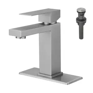 New Bathroom Sink Faucet, Single Handle One Hole Bathroom Faucet