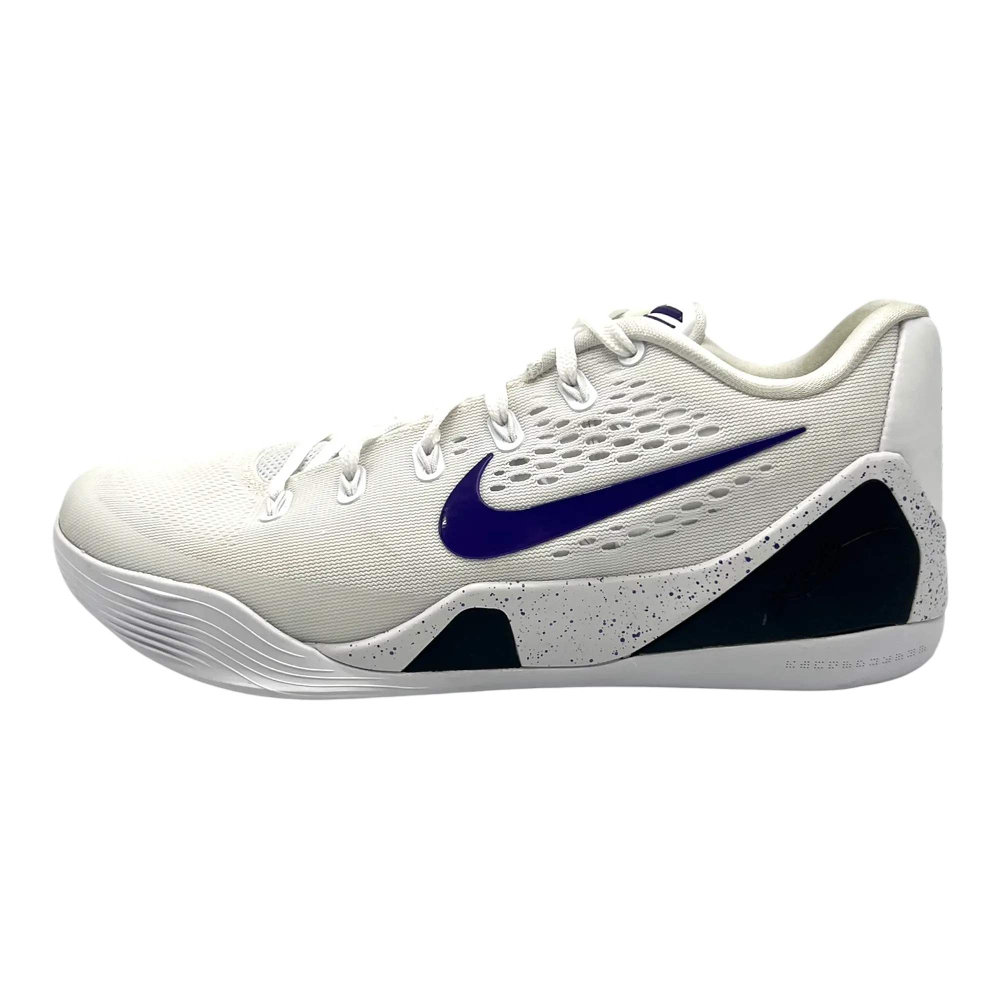 1075960 Nike Kobe 9 Elite Low EM Protro White Court Purple (No Box)