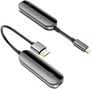 iShare Pro Wireless HDMI Transmitter & Receiver 165FT Range 4K Streaming Dual-Band 2.4G/5G USB-C & HDMI for Laptop PS5 iPhone 15 16 17