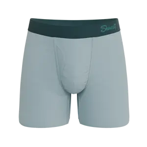 The Dry Ice | Shinesty Muted Steel Blue Ball Hammock® Pouch Underwear With Fly