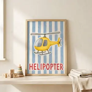Toddler Boy Nursery Wall Art, Mispronunciation Print Keepsake First Word Wall Art, Kids Wall Art