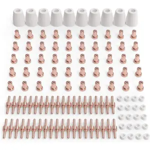 110 Pcs Plasma Cutting Consumables Fit Cut40 50 with Plasma Cutter Torch PT31 LG40