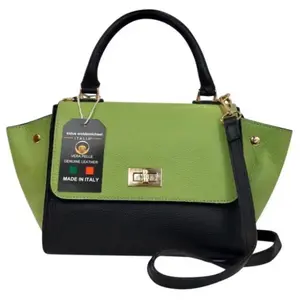 Kidus woldemichael made in Italy zip top satchel