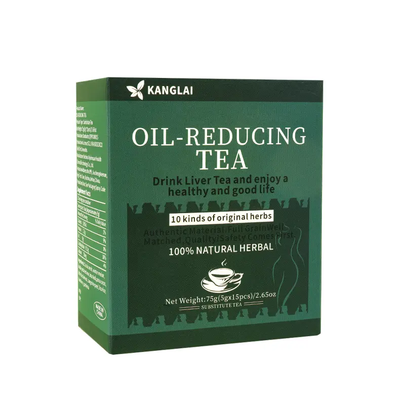 Kanglai Herbal Tea Bags - 10-Herb Natural Plant Blend for Light & Clean After Meals - Caffeine-Free & Easy to Enjoy - 75g Pack