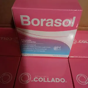 1pcs Borasol Feminine Wash Antibacterial Powder for Intimate Hygiene with Baking Soda Sulfate pH Balanced Formula Anti-bacterial Protection