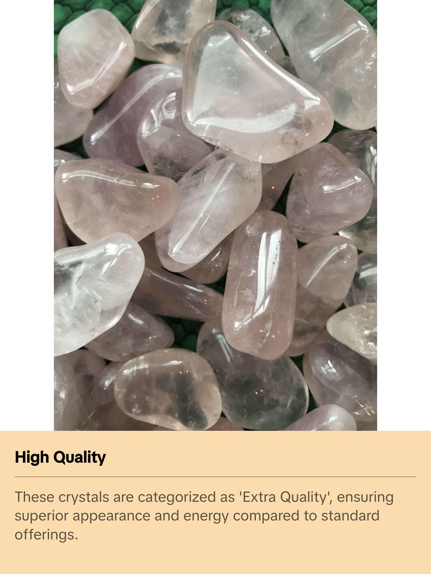 Rose Quartz Crystal Tumble